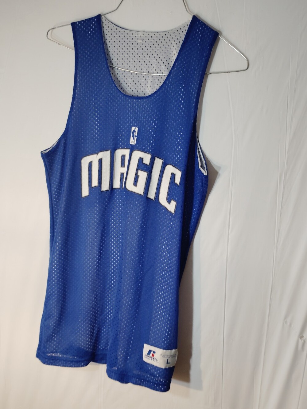 Vintage Russell Athletic Orlando Magic Reversible Basketball Jersey Youth Large